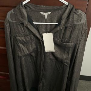 NWT Calvin Klein Button Down Blouse